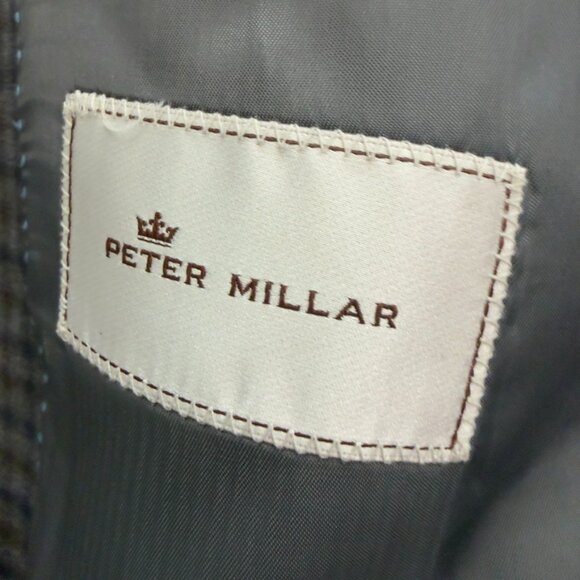 Peter Millar Checked Wool Sport Coat – Size 46R - Picture 9 of 13